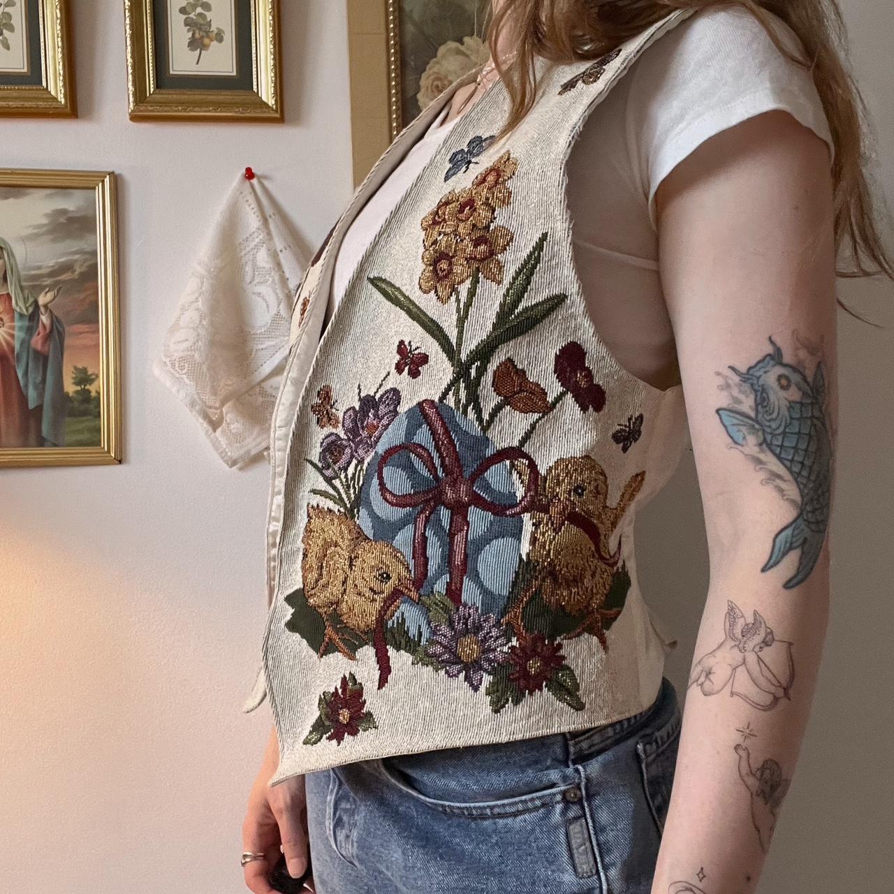 Woodland tapestry vest (S-L)