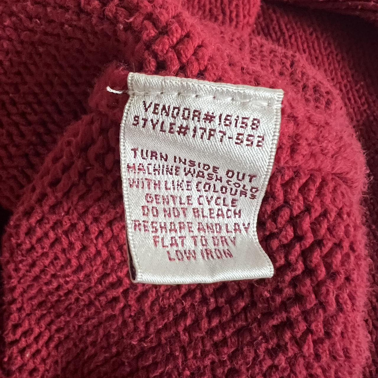 Red love hearts sweater (XL)