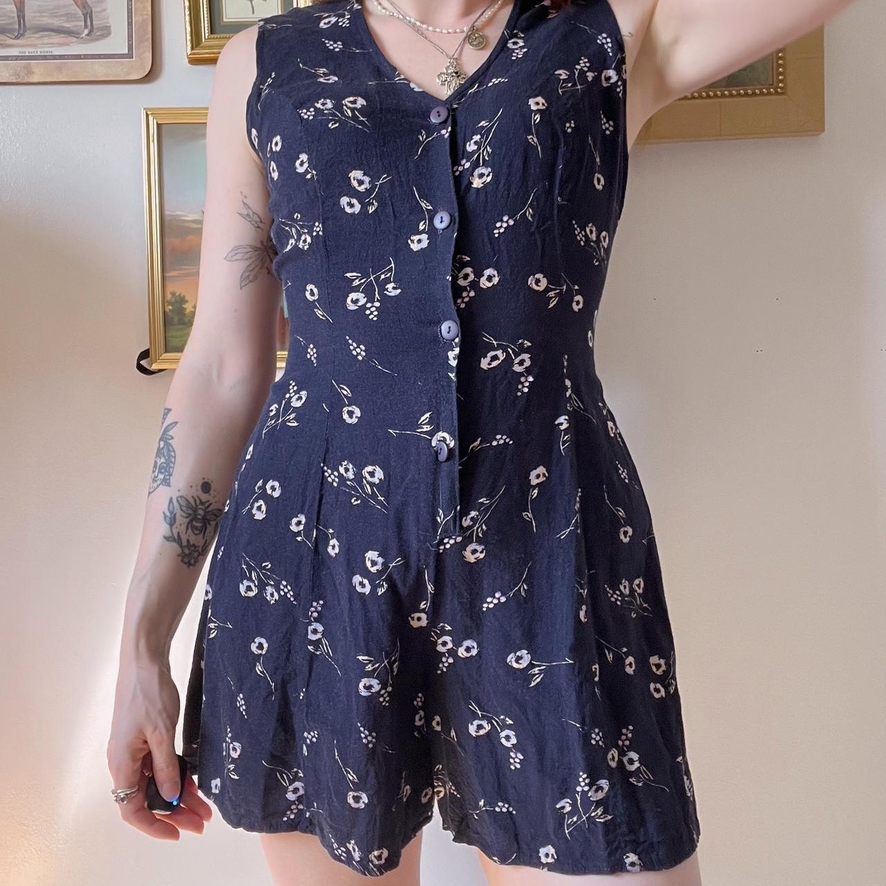 Whimsical floral romper (S)