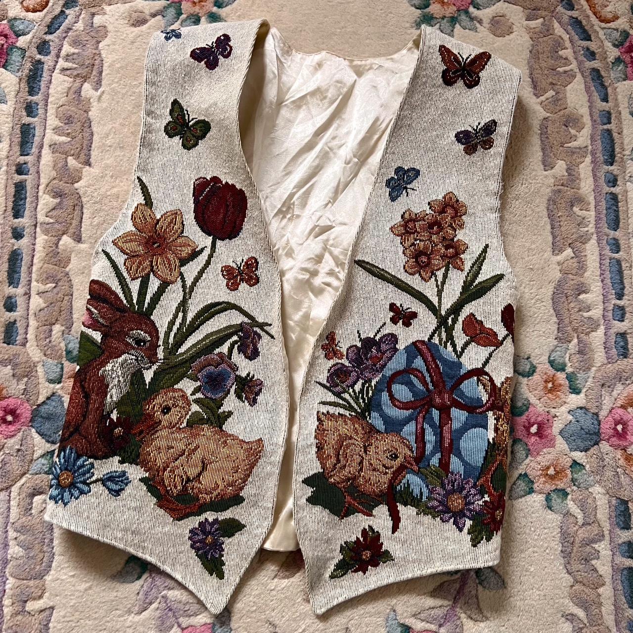 Woodland tapestry vest (S-L)