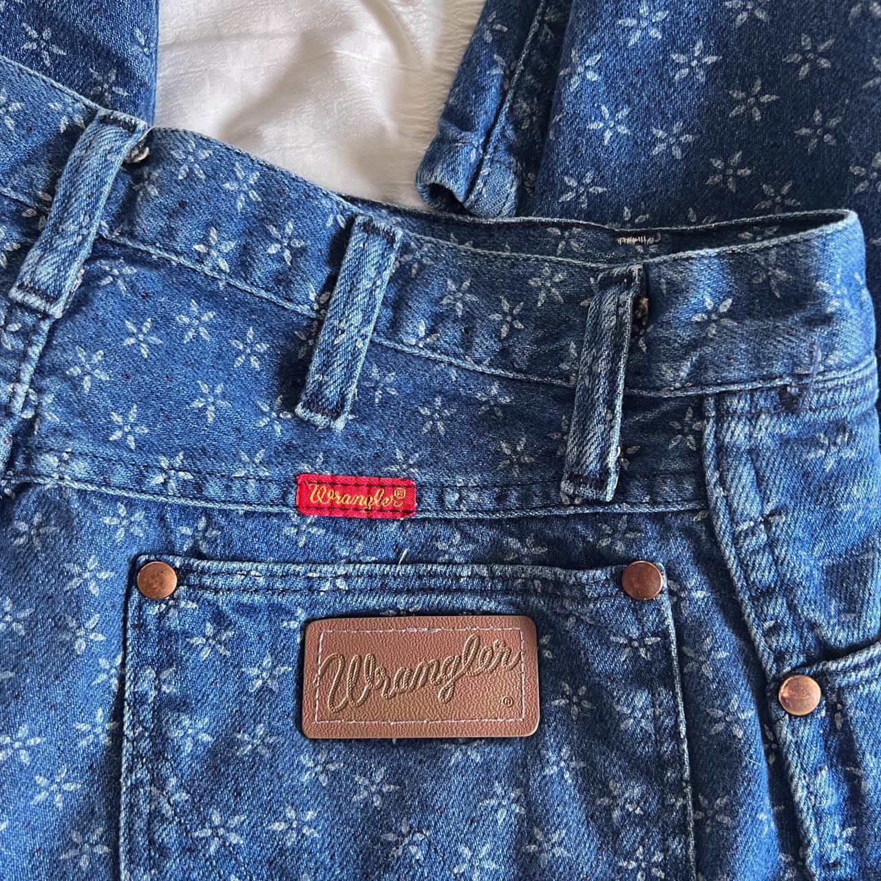 Floral wrangler jeans (28")