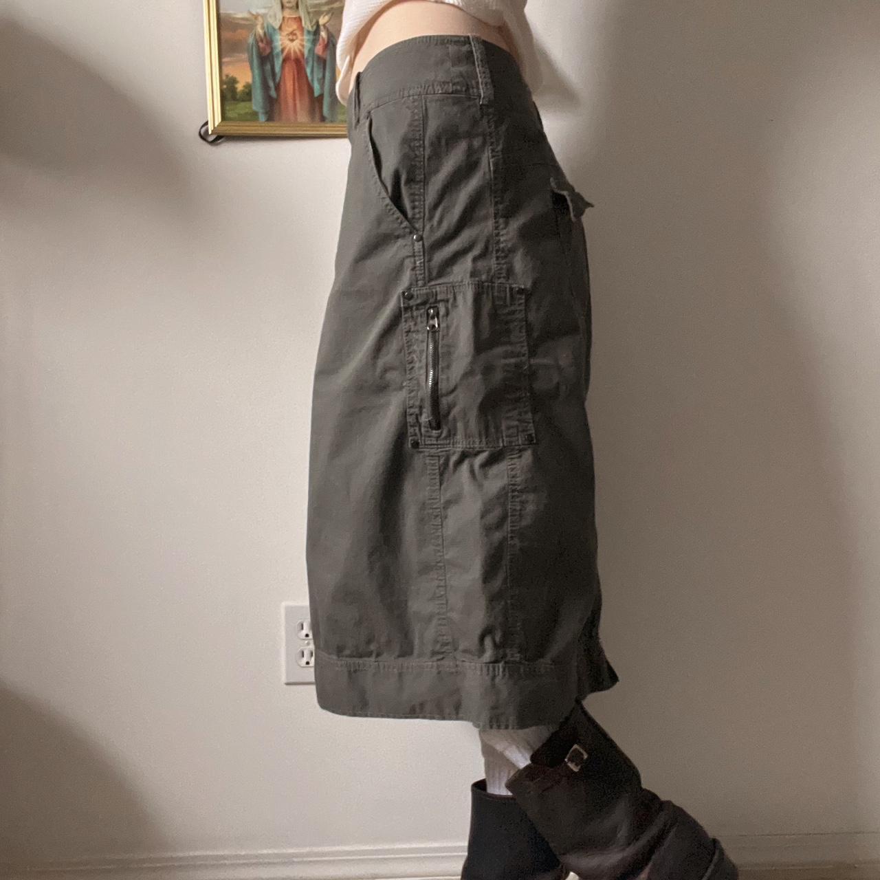 Forest cargo midi skirt (XL)