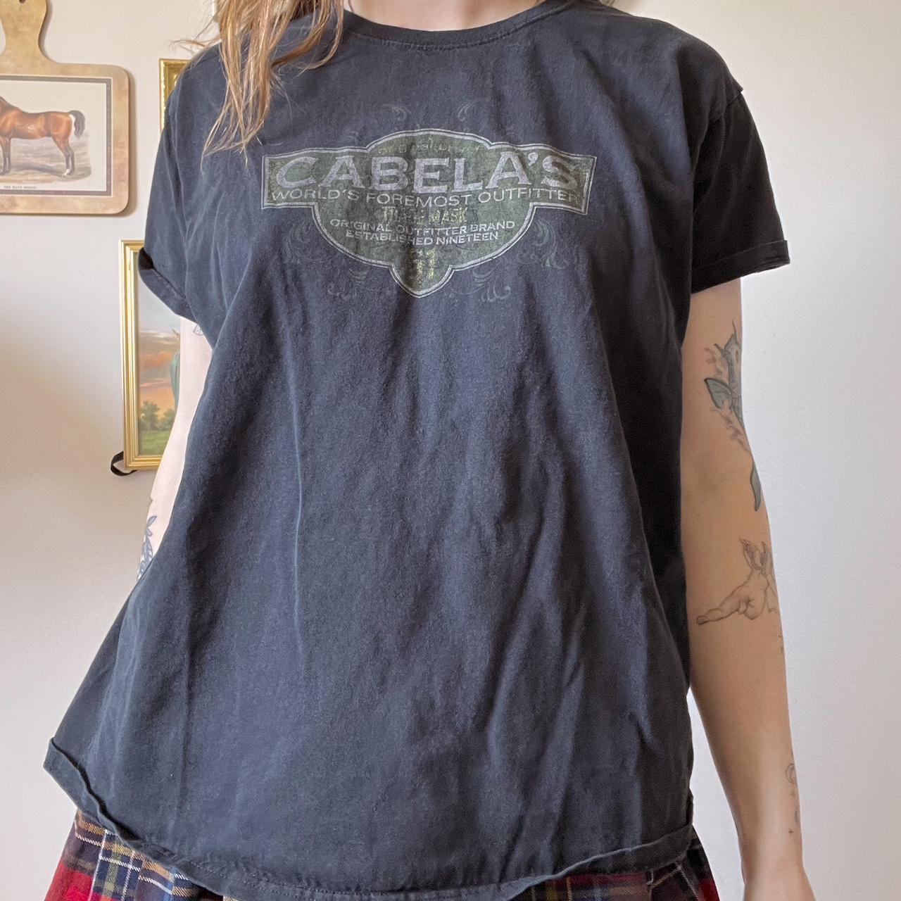 Baggy grunge Cabela's tee (L)