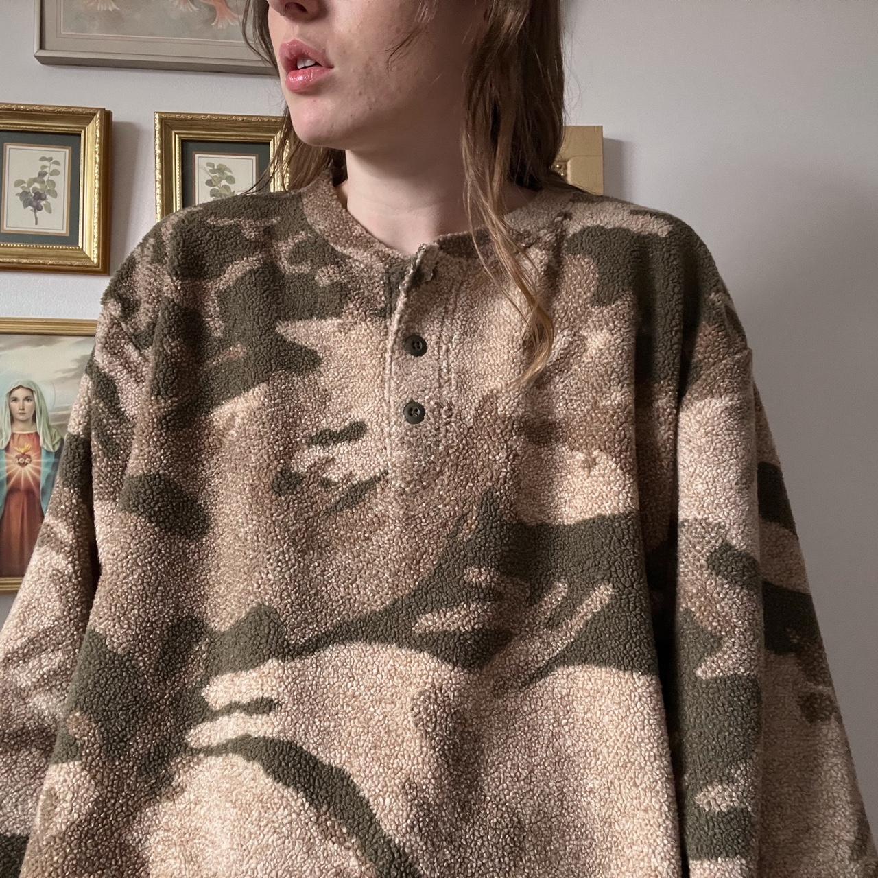 Slouchy camo fleece (XXL)