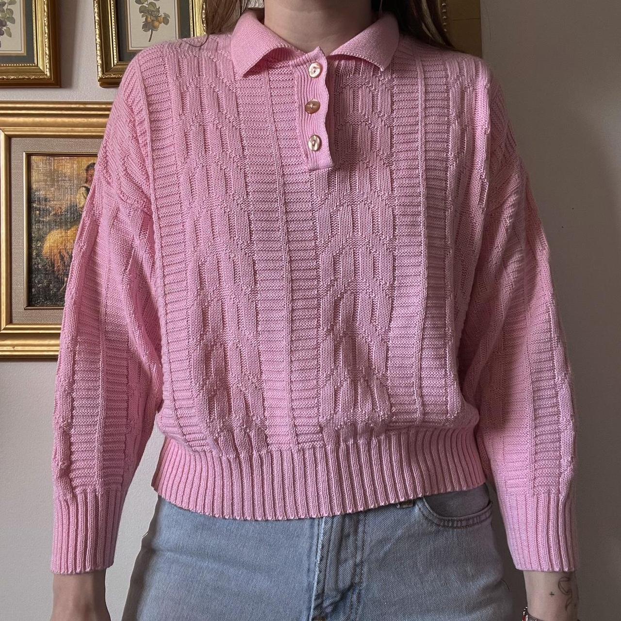 Little pink knit sweater (S)