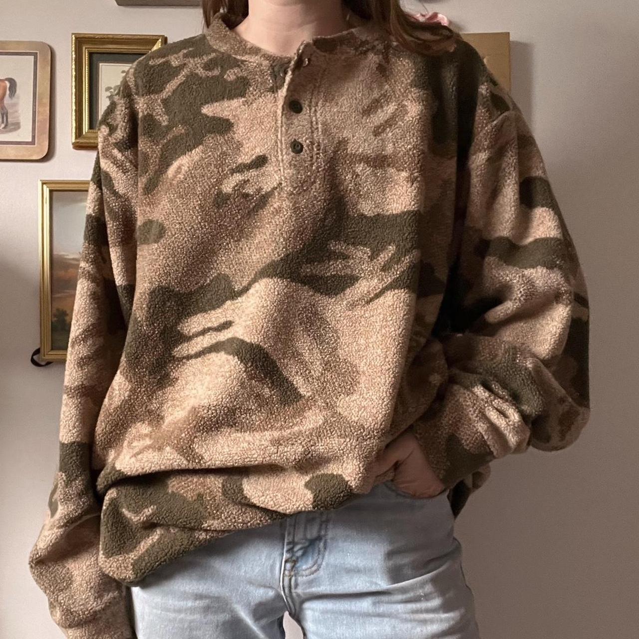 Slouchy camo fleece (XXL)