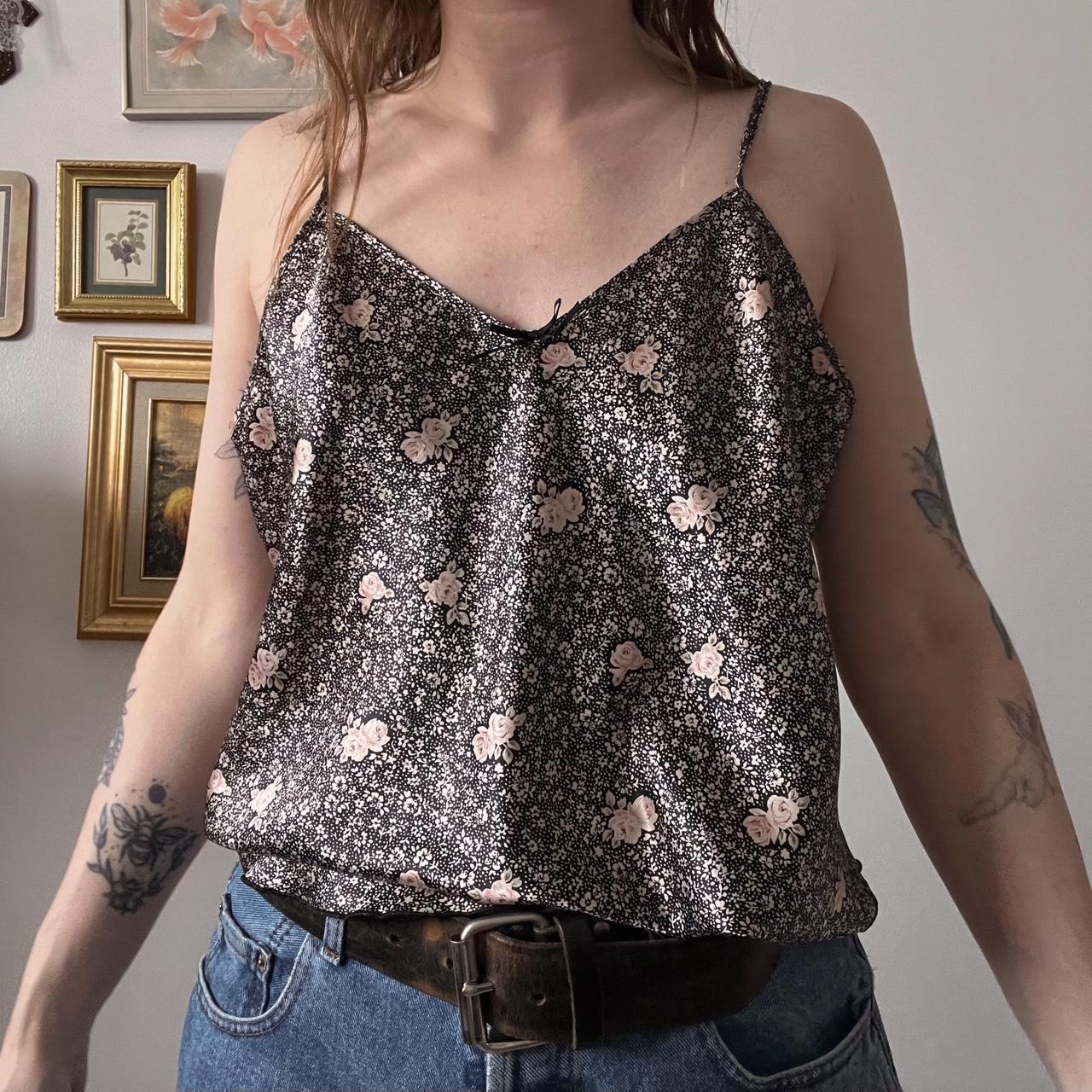 Vintage floral cami tank (XL)