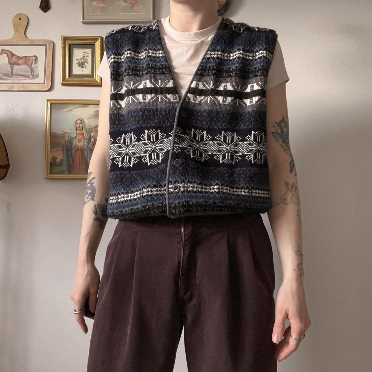 Grandpacore sweater vest (M)