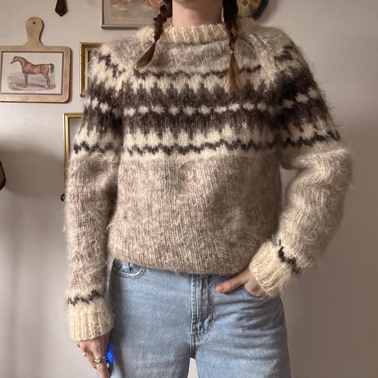 Chunky wool sweater (M)