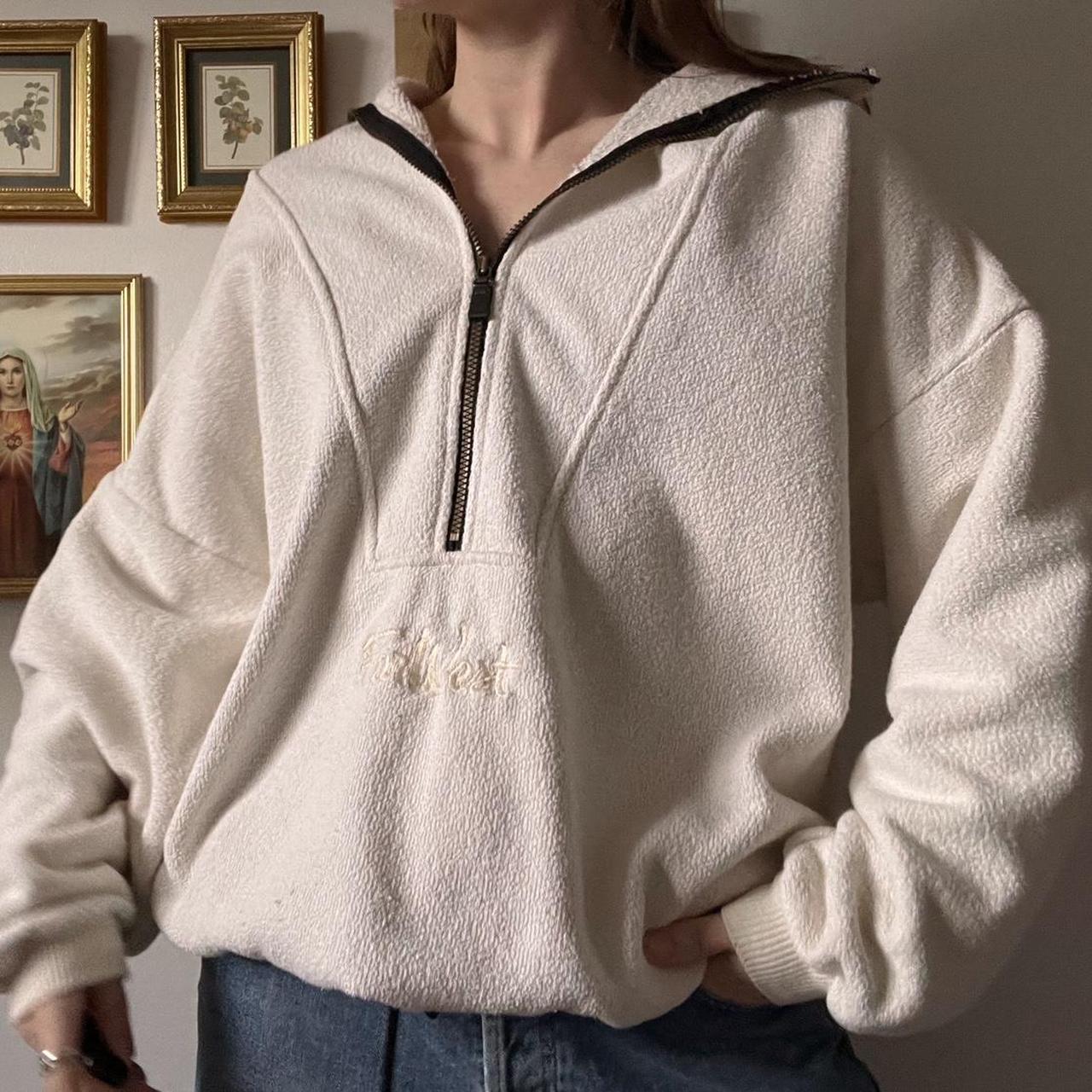 Oversized terry knit sweater (XXL)