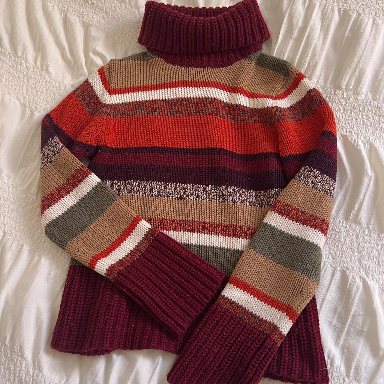 Y2K autumnal striped knit (XS)