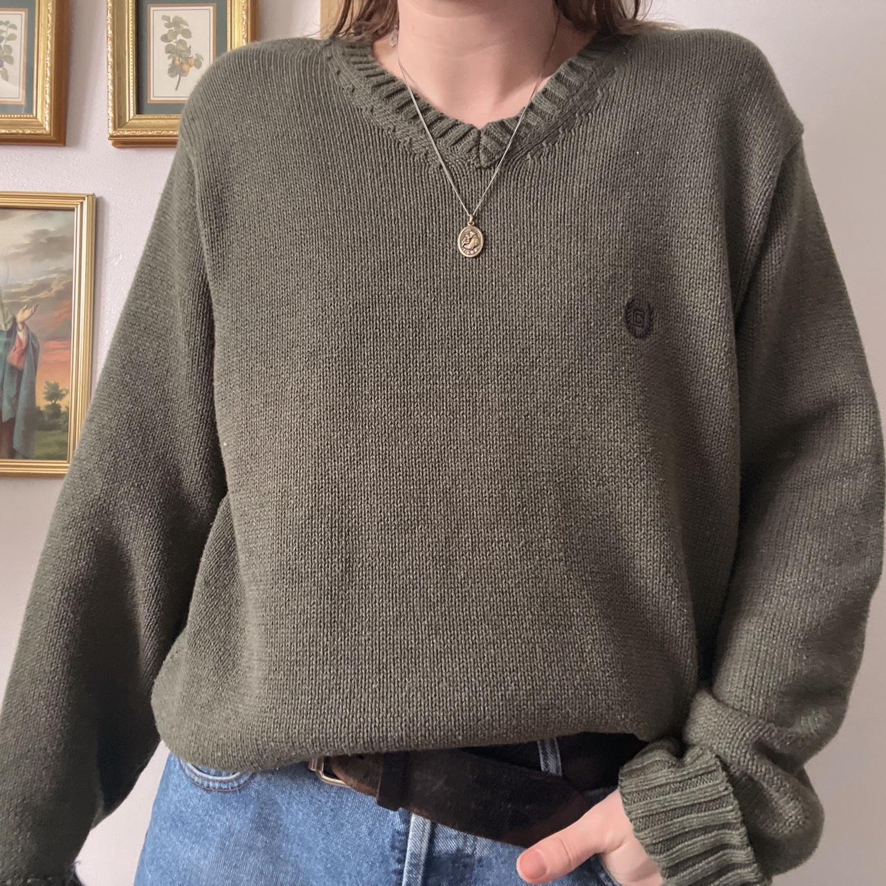 Pine green slouchy knit (L)