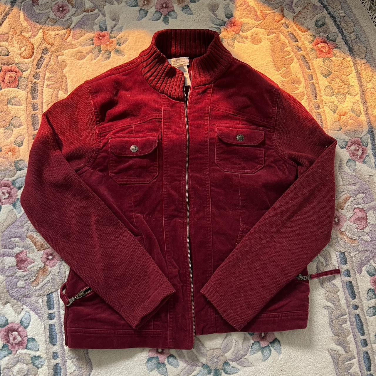 Cherry red jacket (S/M)