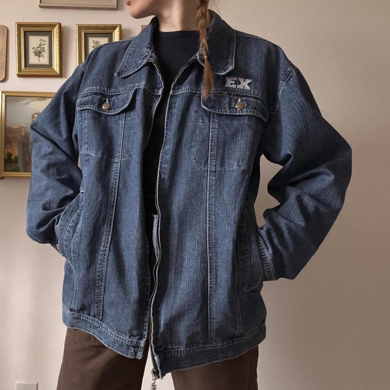 Vintage NY oversized denim jacket (L)