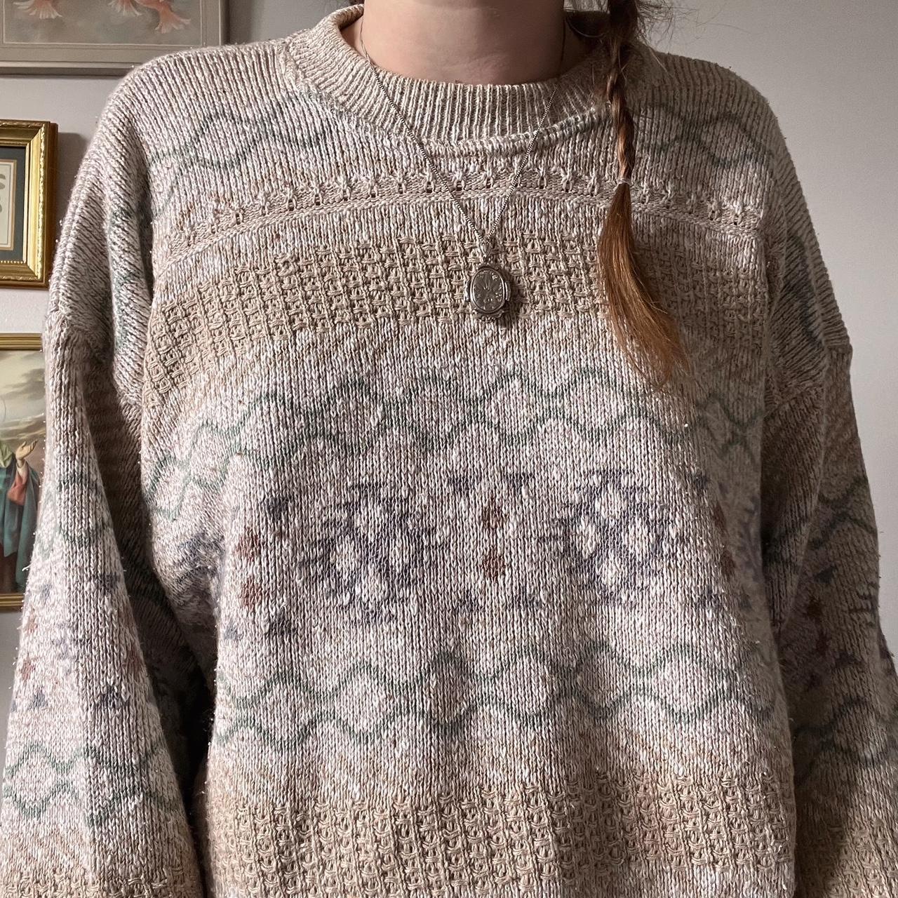 Vintage cottagecore fall knit (M)