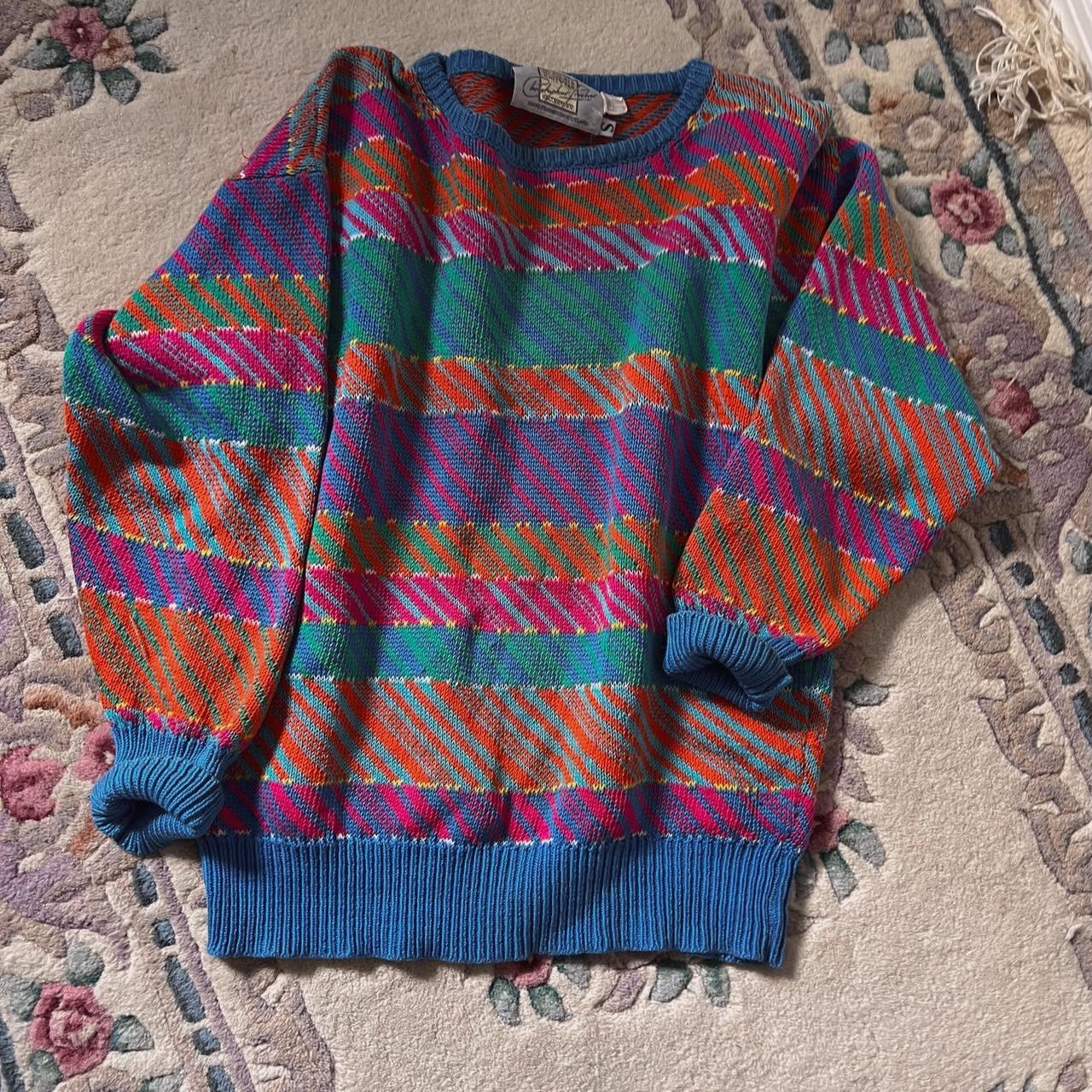 Rainbow knit sweater (S)