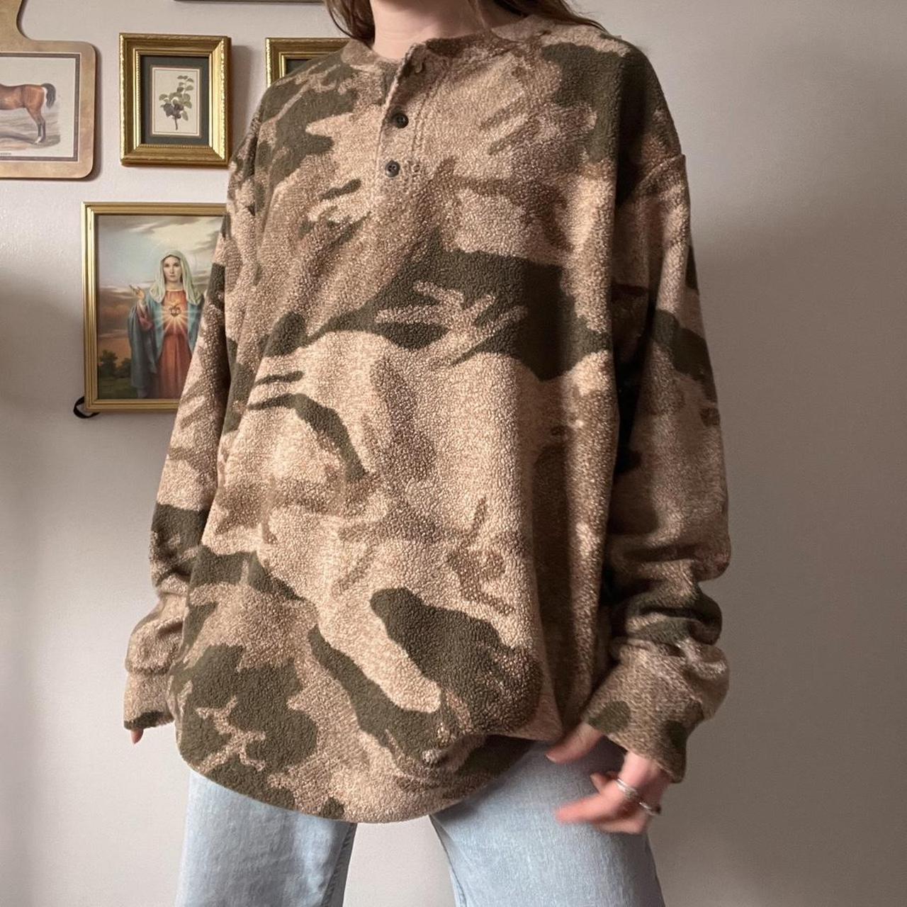 Slouchy camo fleece (XXL)