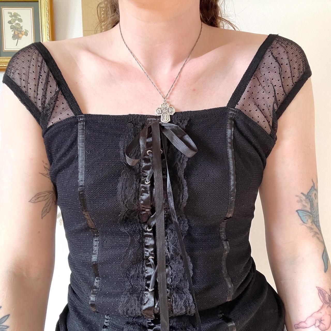 Black corset top (S/M)