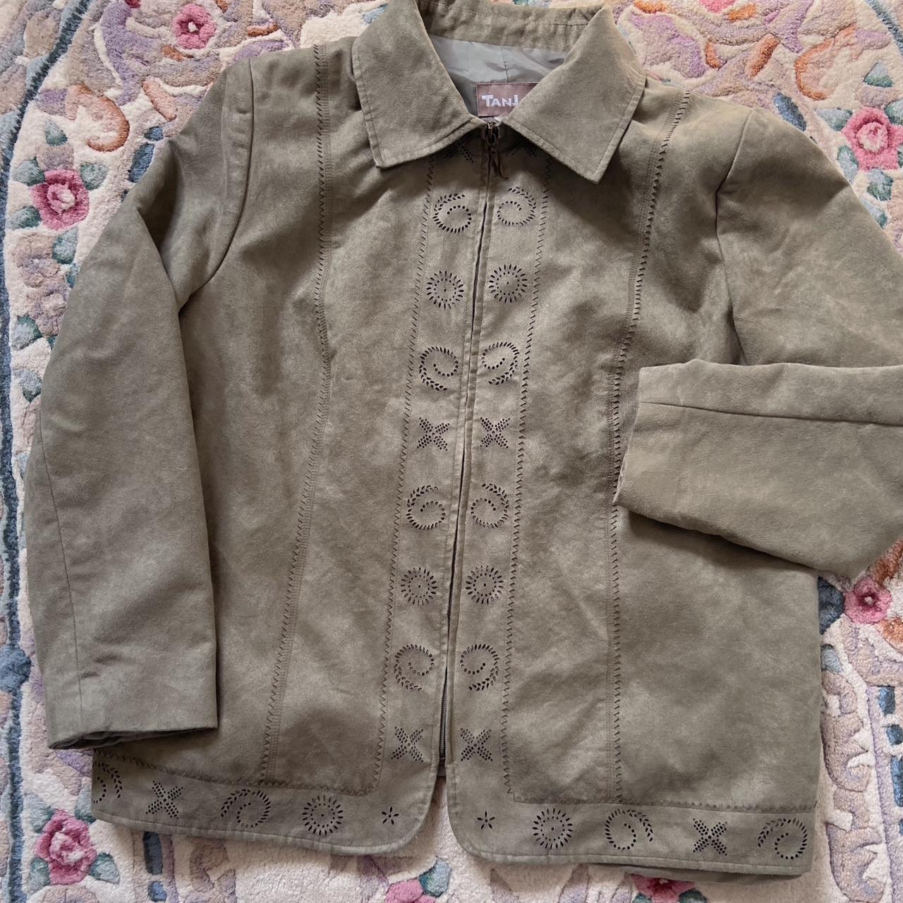 Whimsical sage jacket (XL)