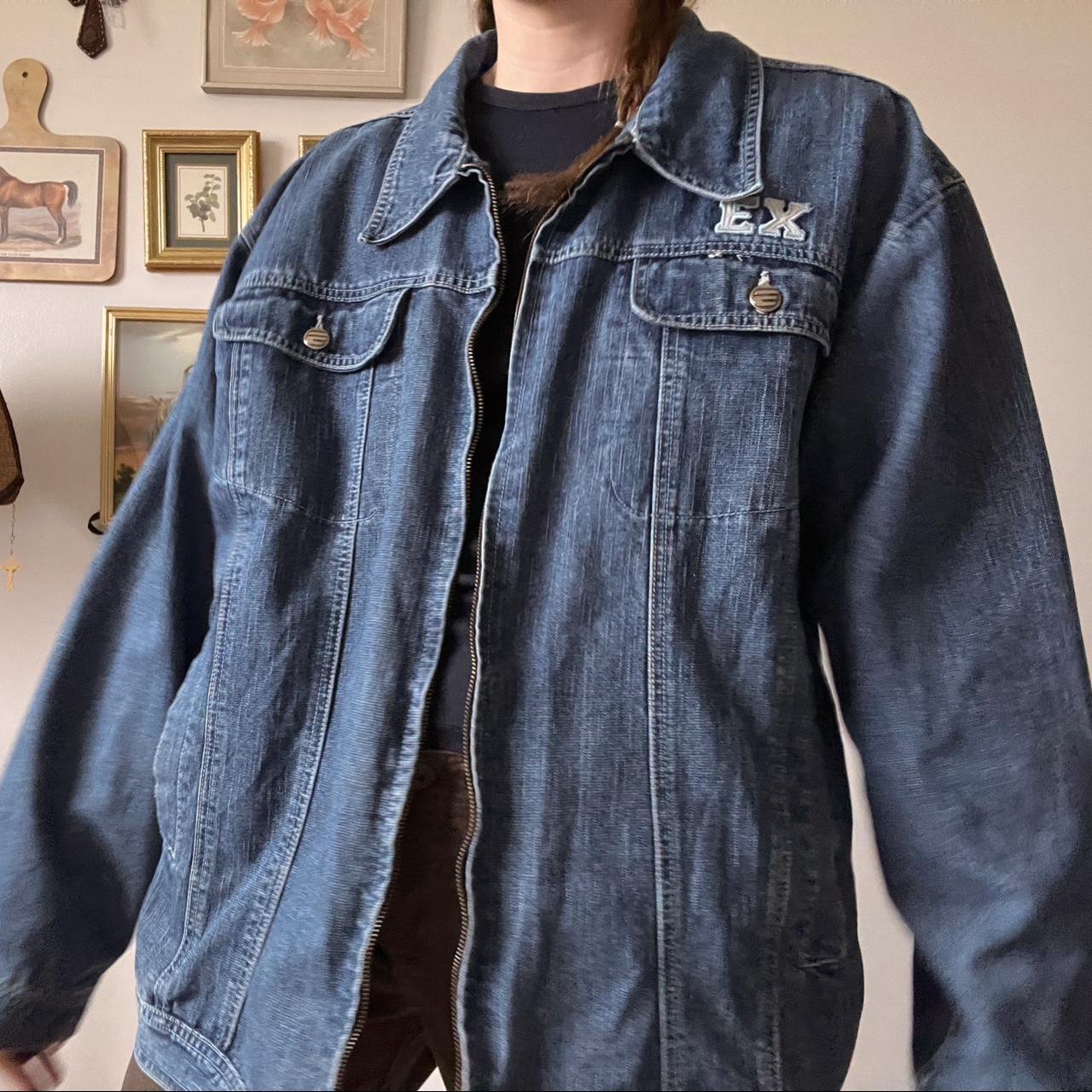 Vintage NY oversized denim jacket (L)