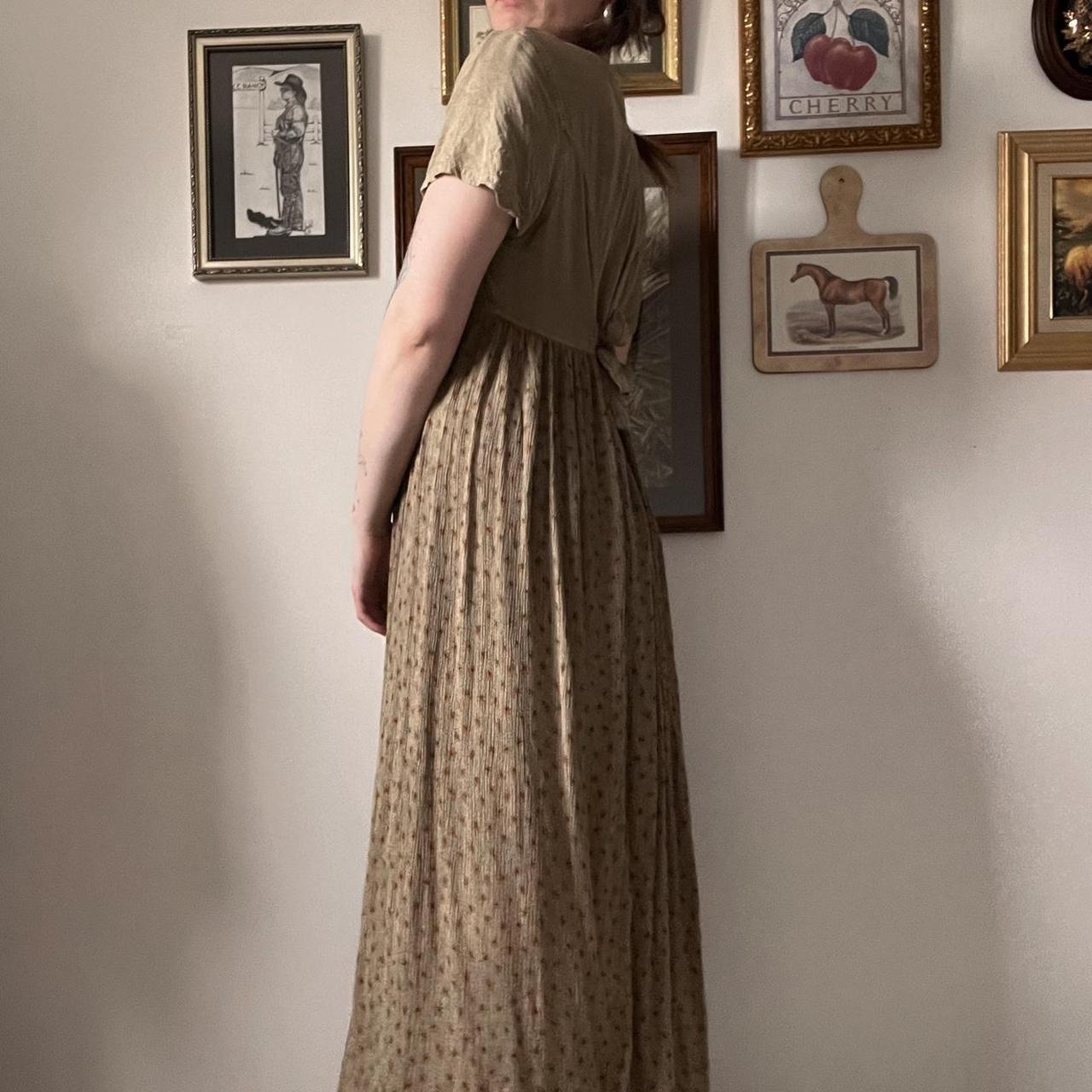 Vintage boho maxi dress (L)