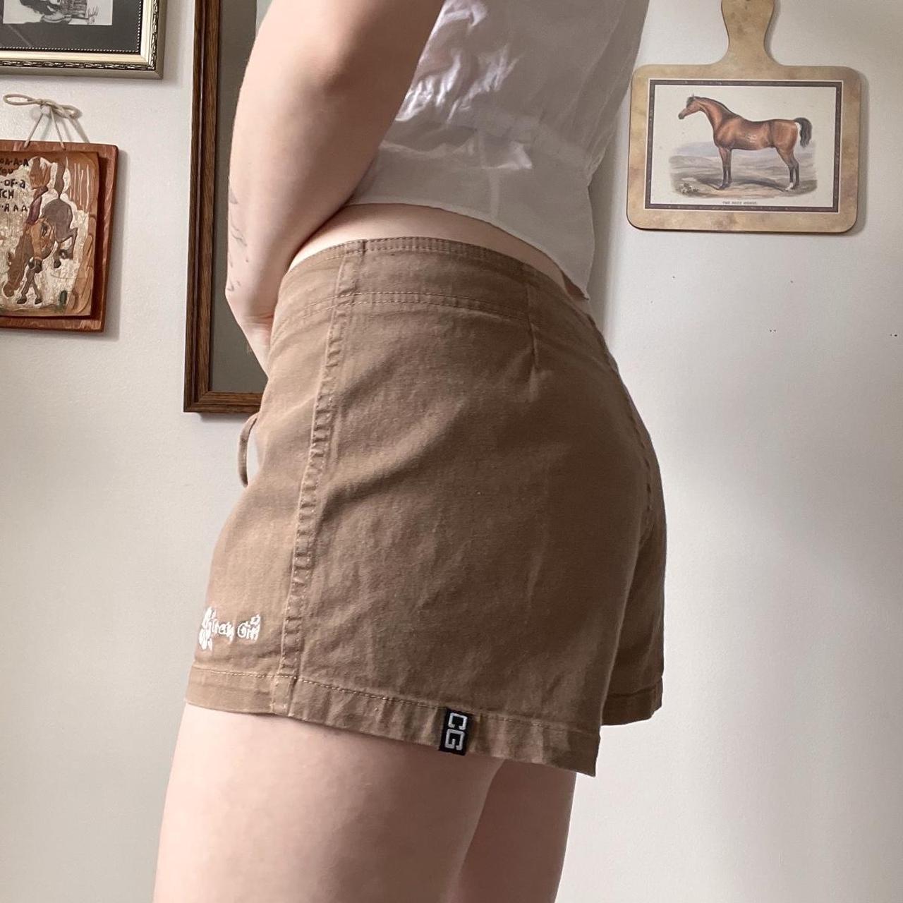 Boho lace up shorts (M)