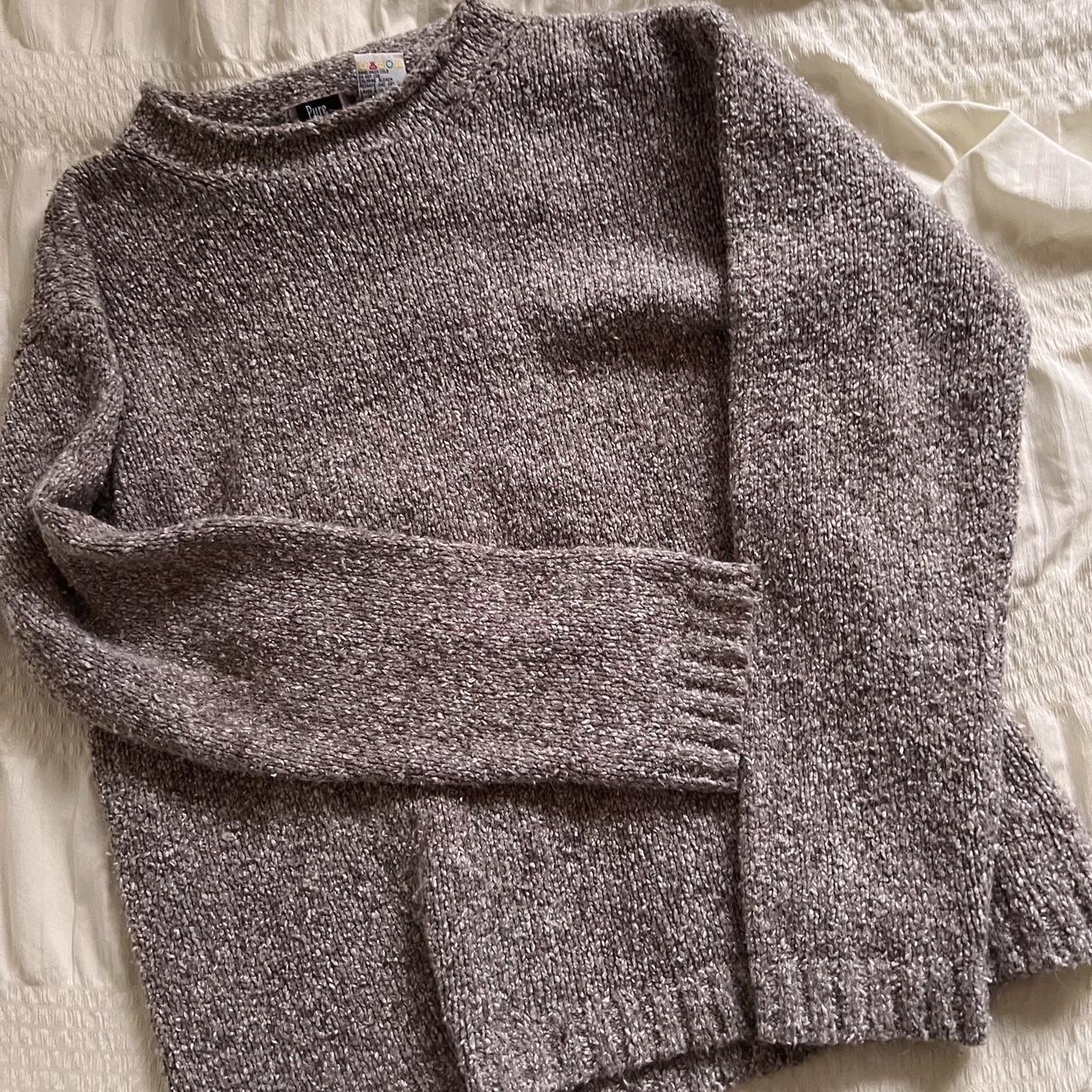 Slouchy beige knit (M)