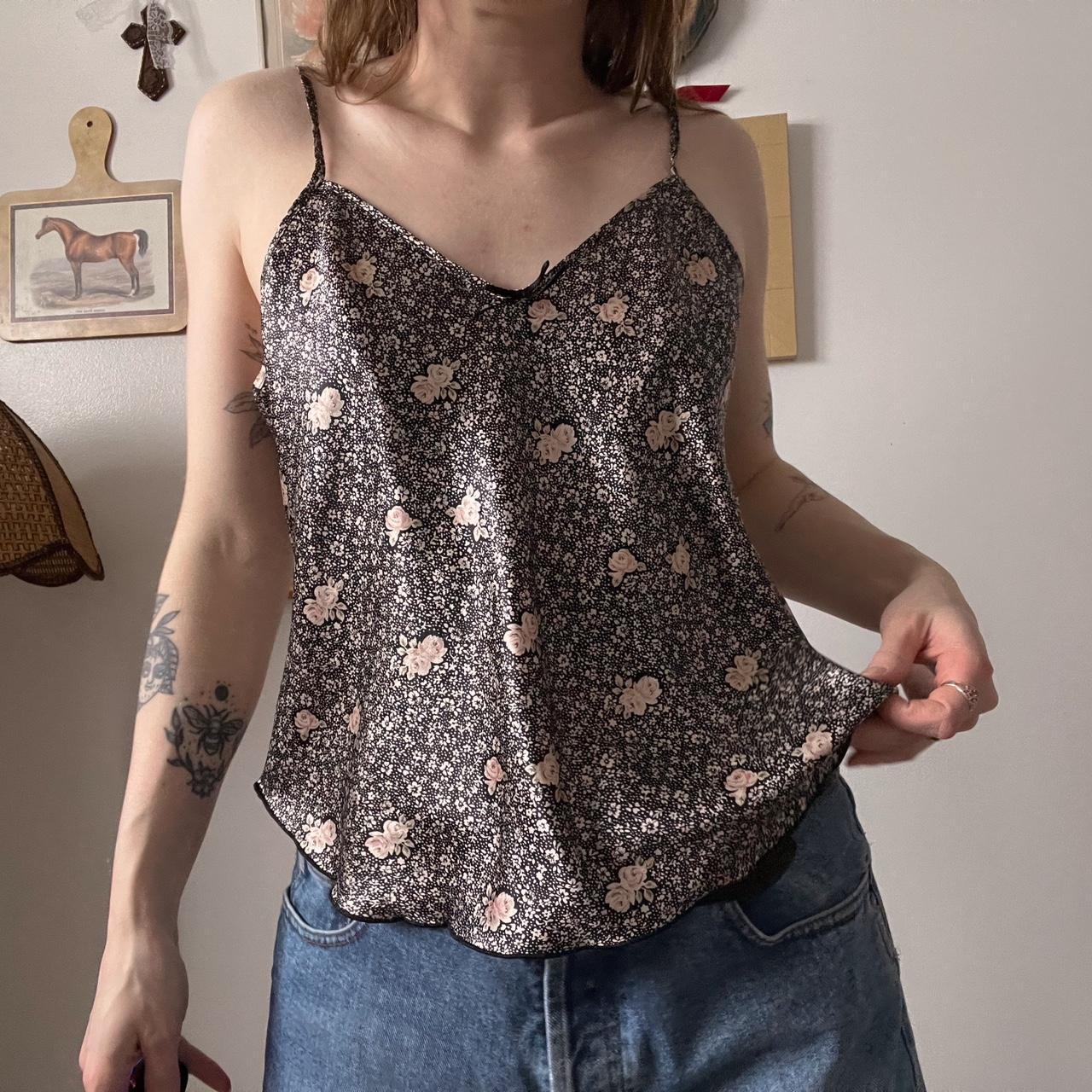 Vintage floral cami tank (XL)