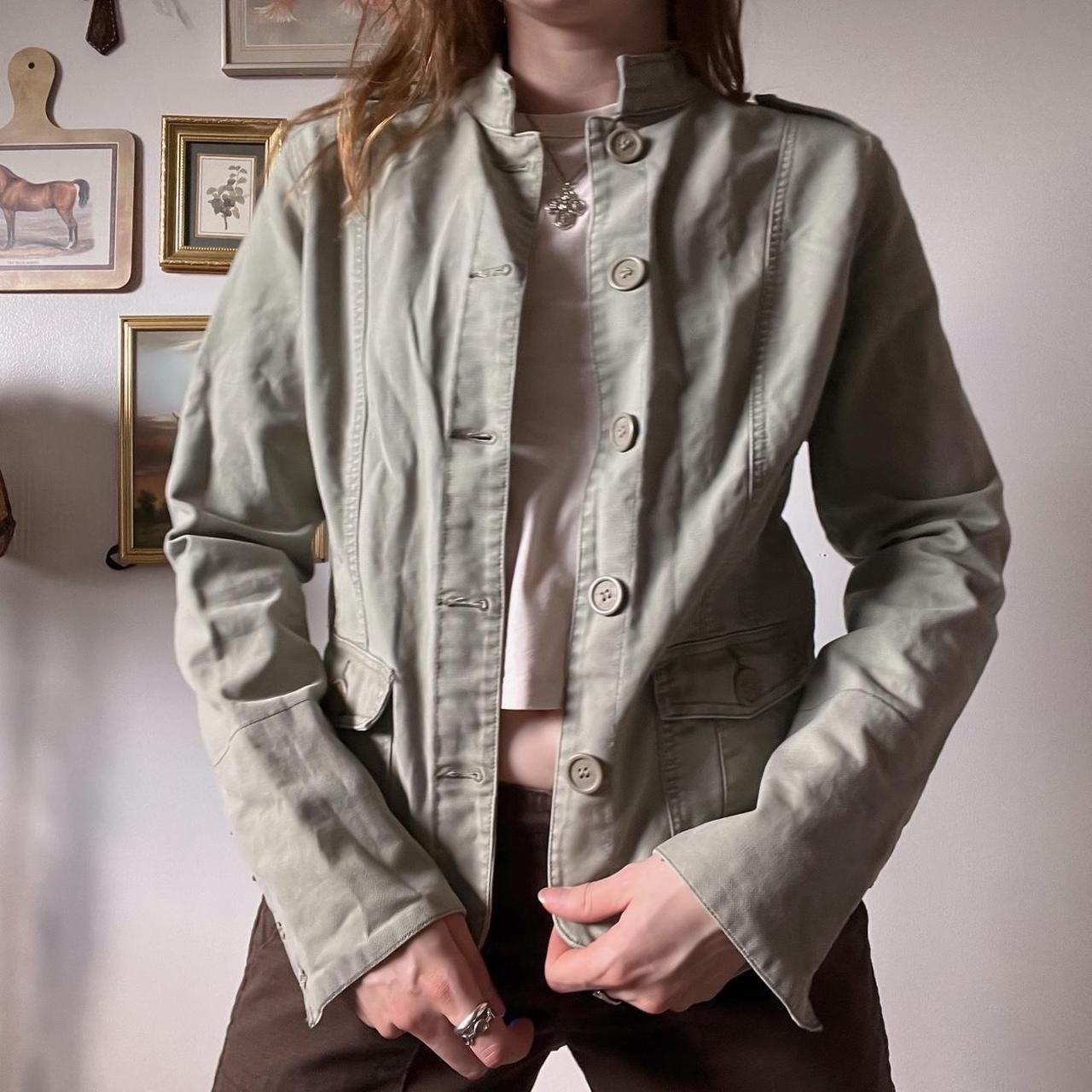 Sage green jacket (M)