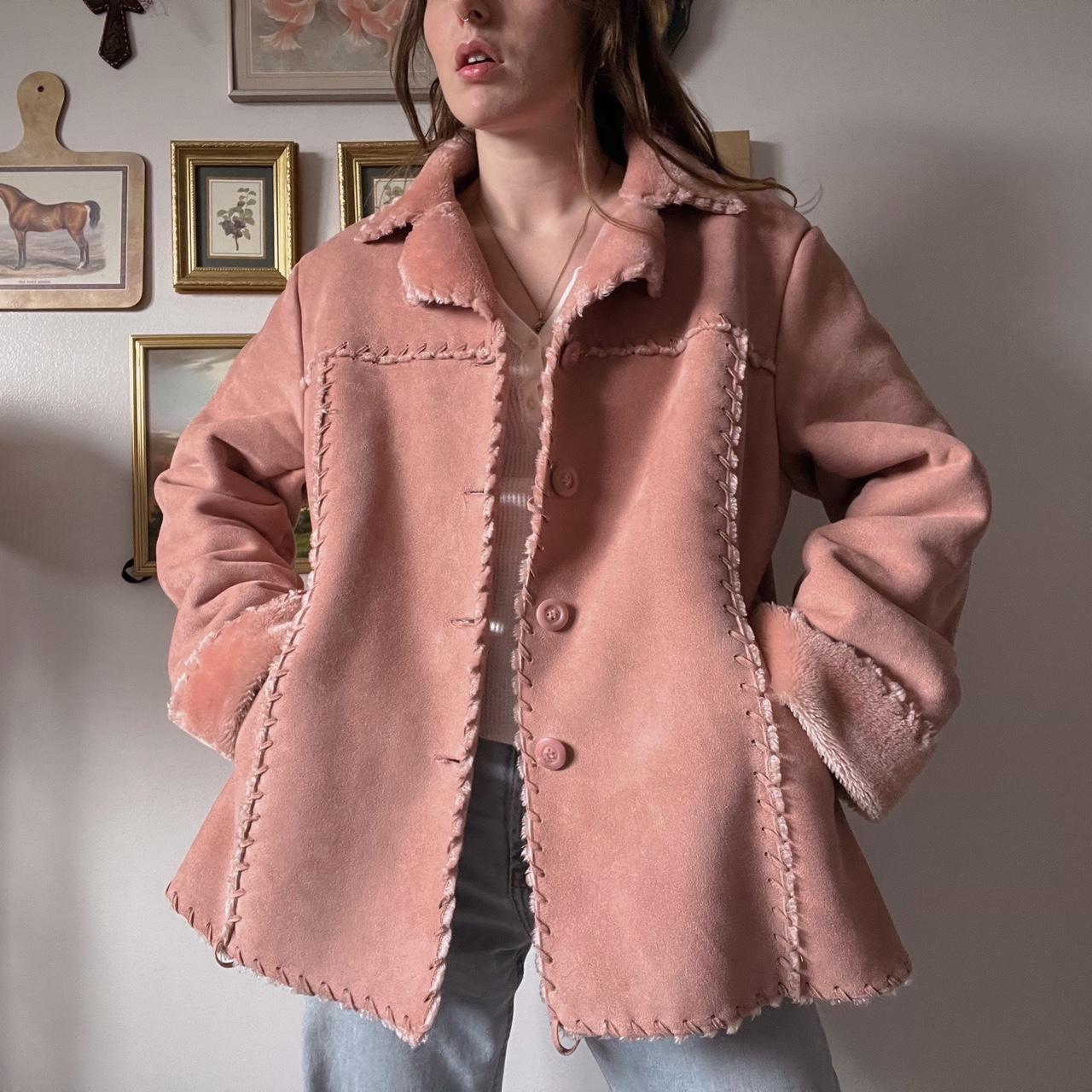 Cozy dusky pink jacket (XL)