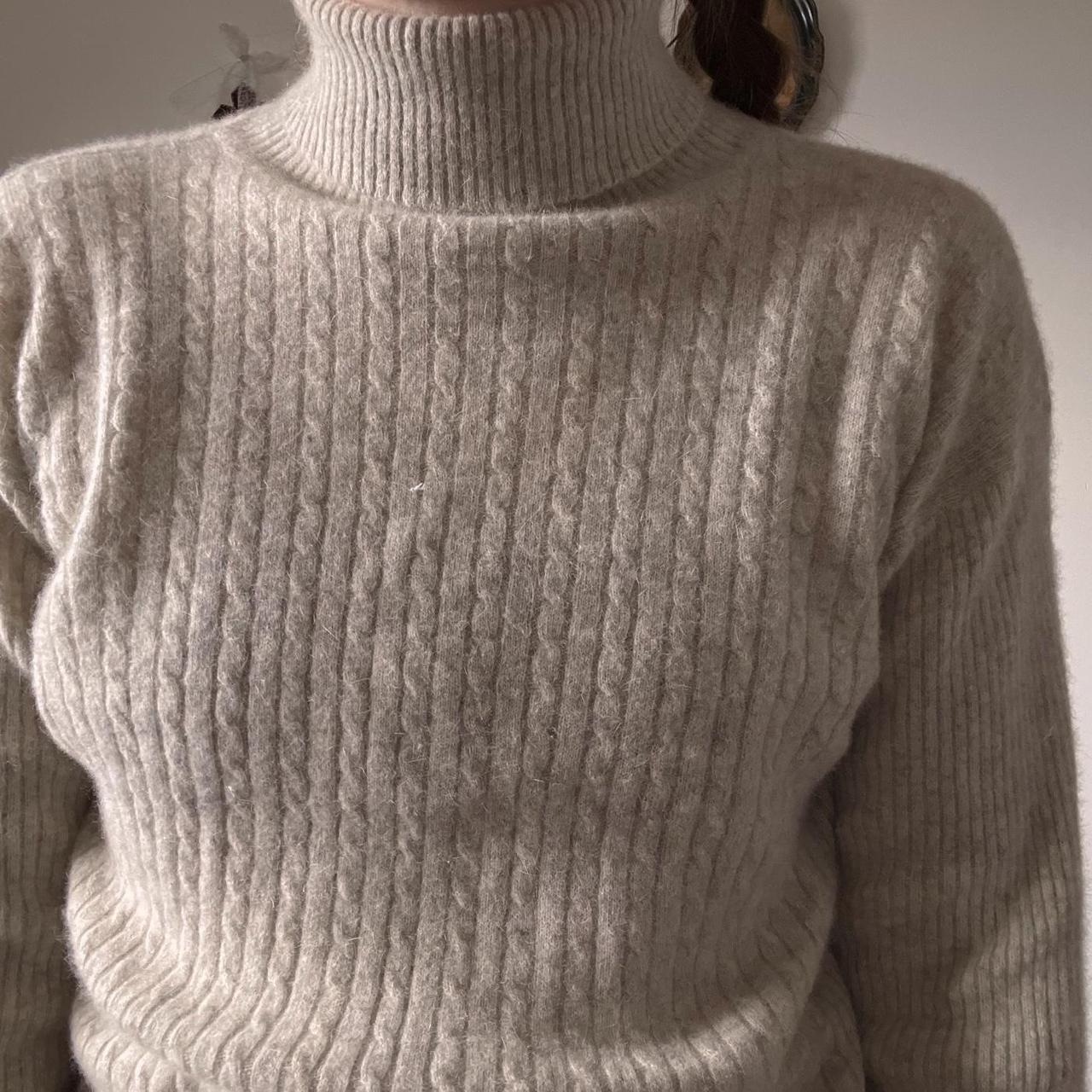 90s lambswool knit (M)