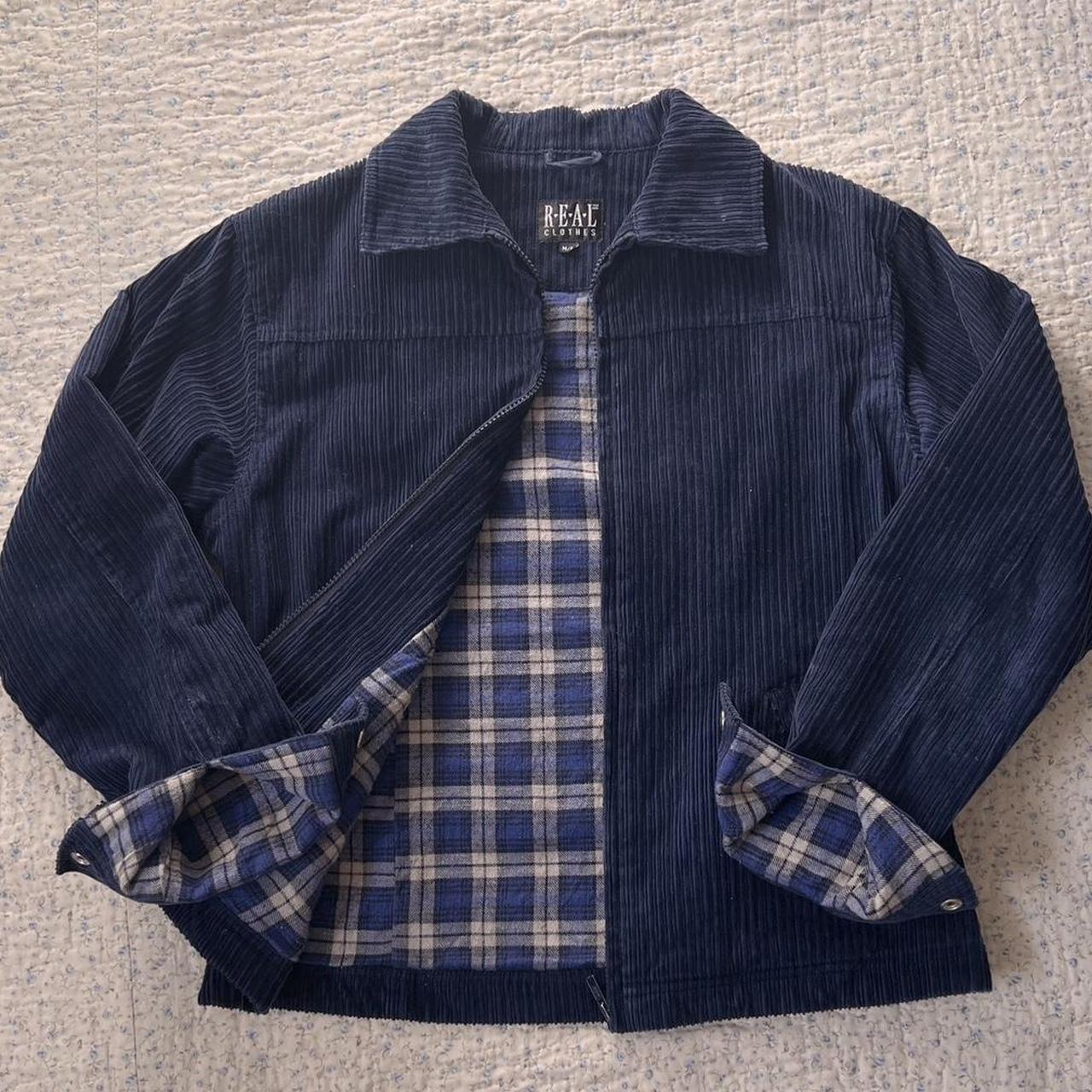 Corduroy blanket lined jacket (S)