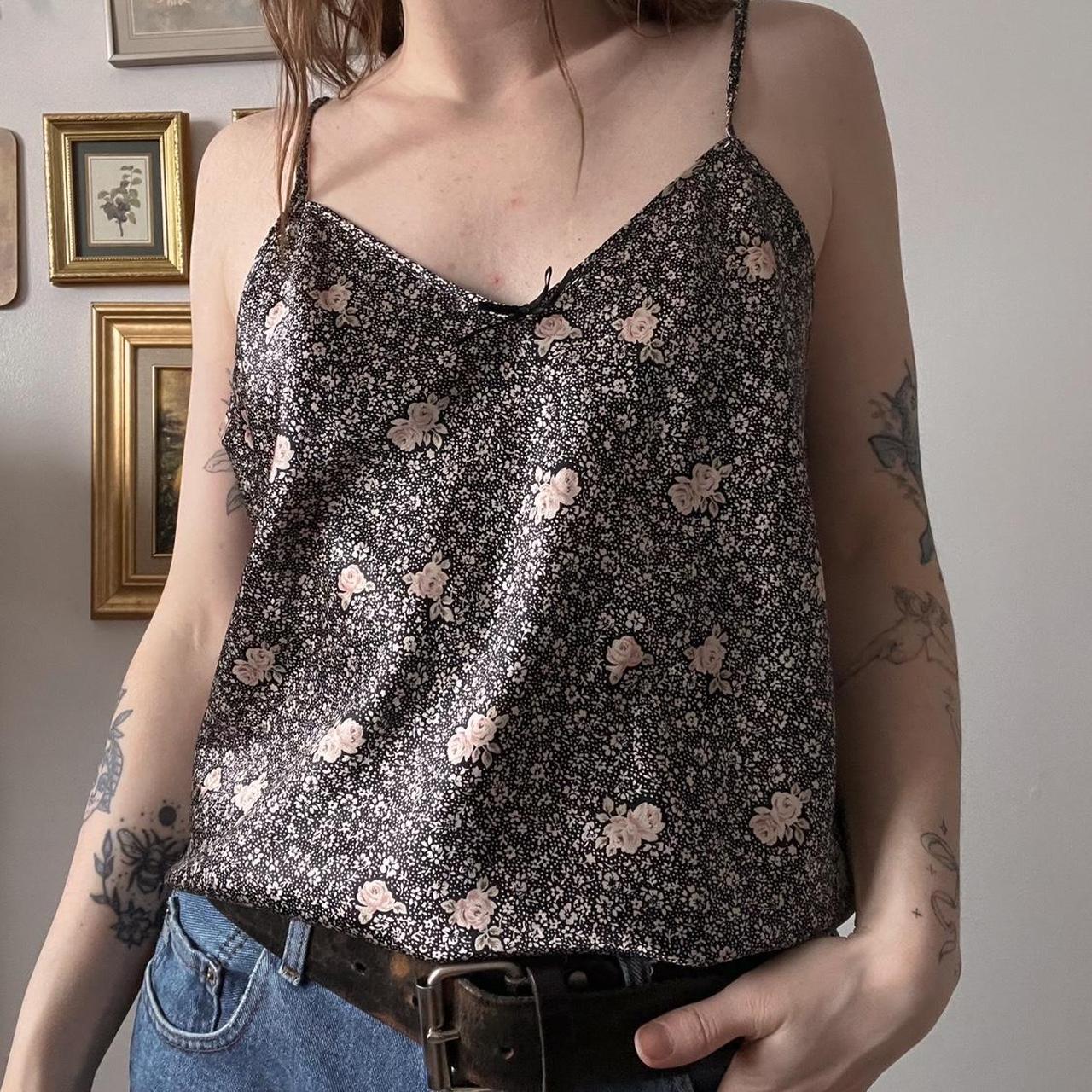 Vintage floral cami tank (XL)