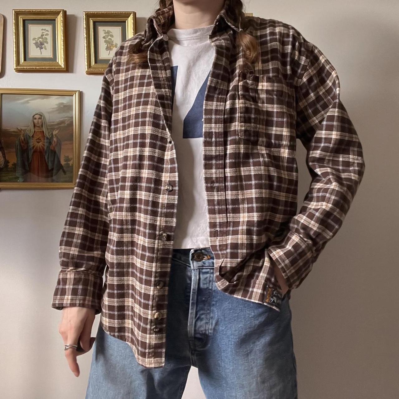 Grunge cabincore flannel (M)