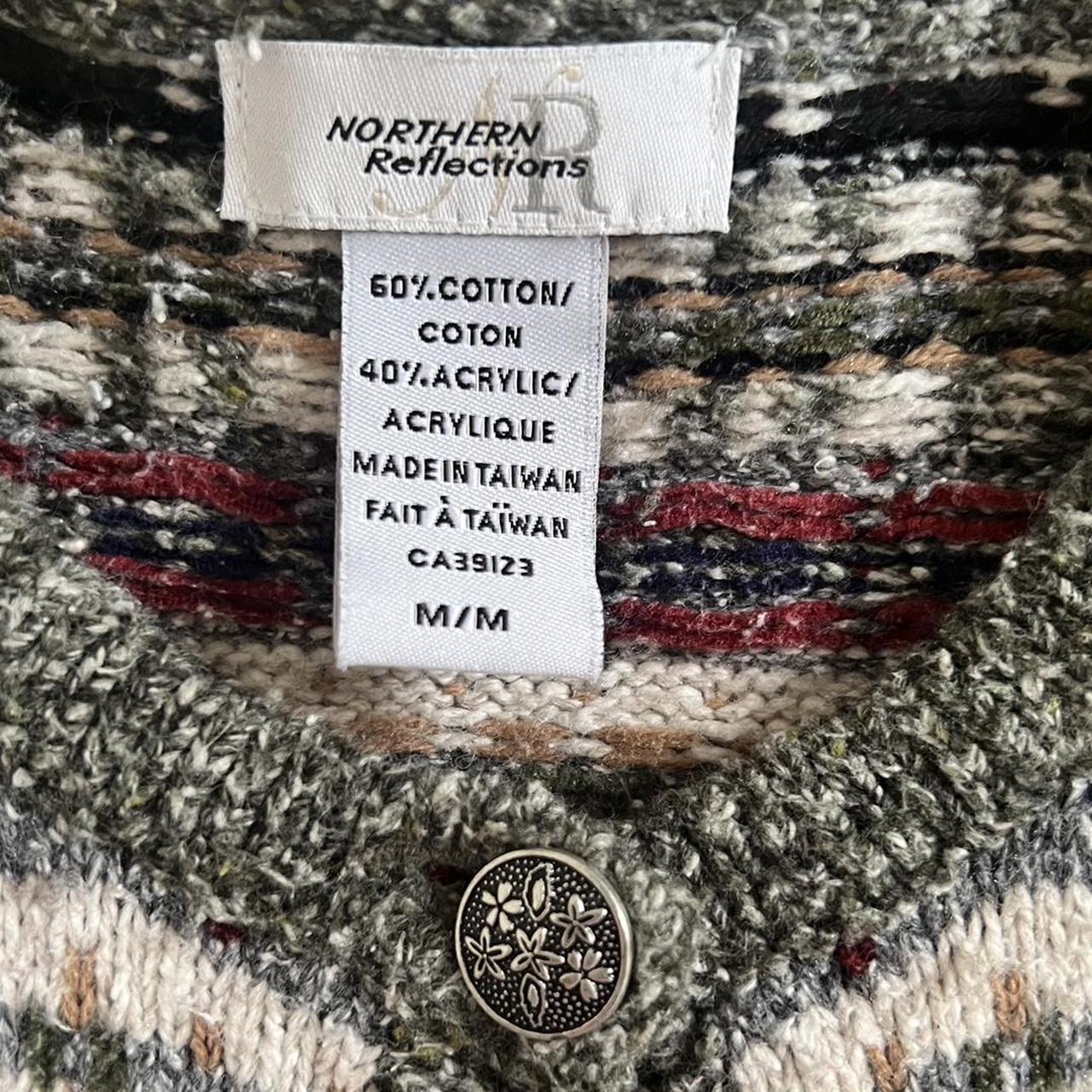 Earthy cottage knit cardigan (M)