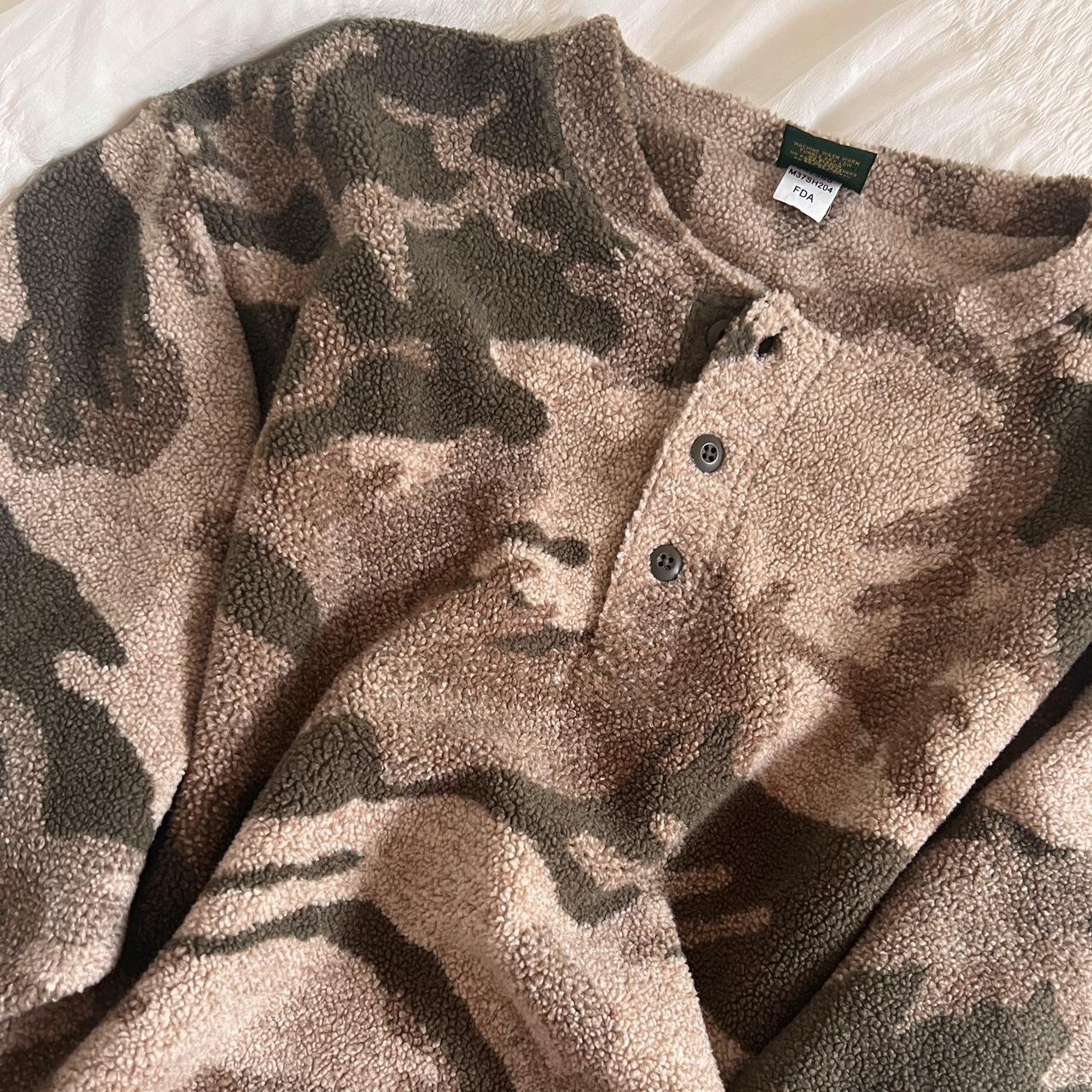 Slouchy camo fleece (XXL)