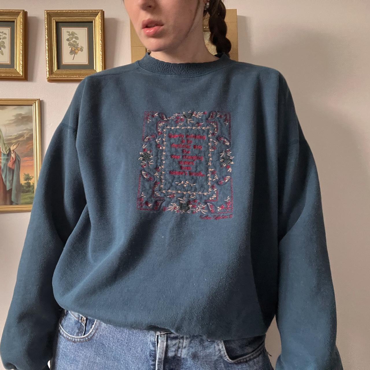 Cozy naturecore sweater (L)