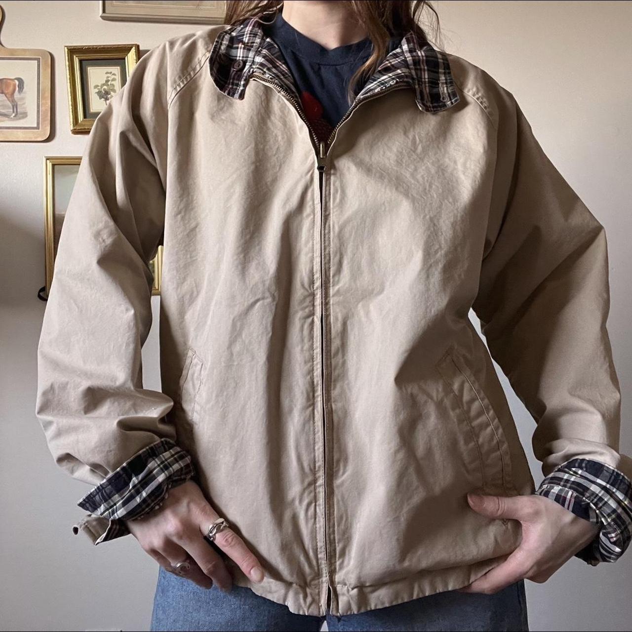 Slouchy neutral bomber jacket (XL)