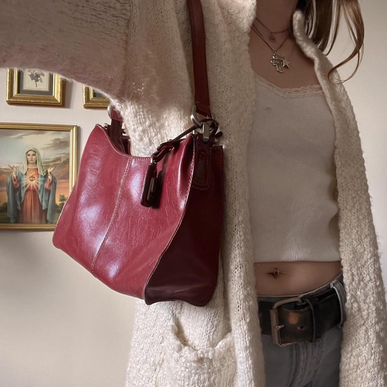 Cherry red mini bag