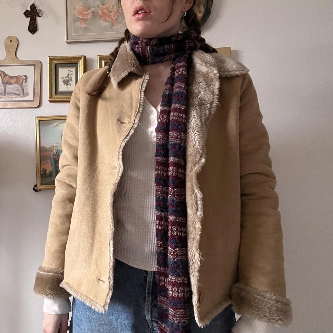 Cozy winter faux fur coat (S/M)