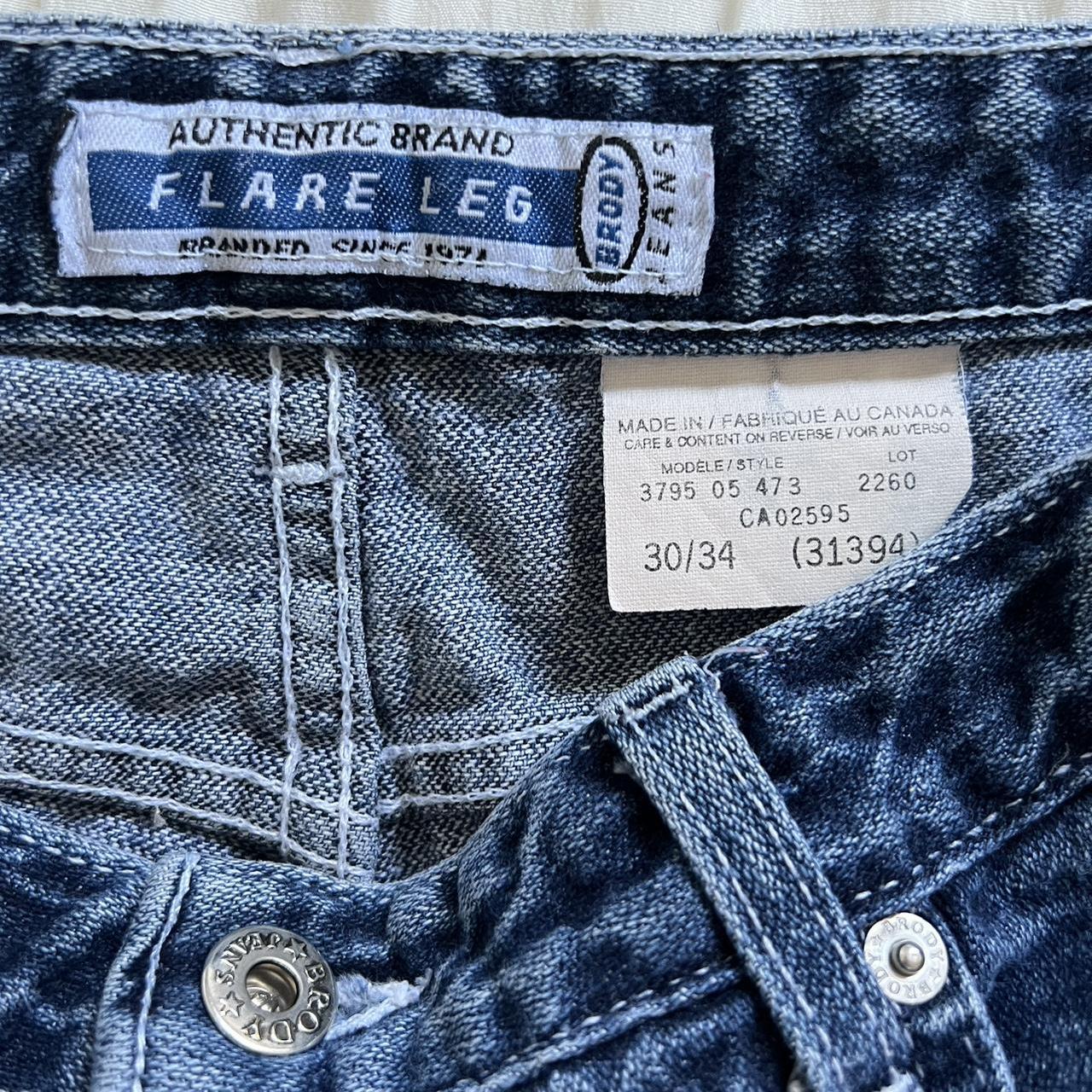 Y2k flare blue jeans (30")