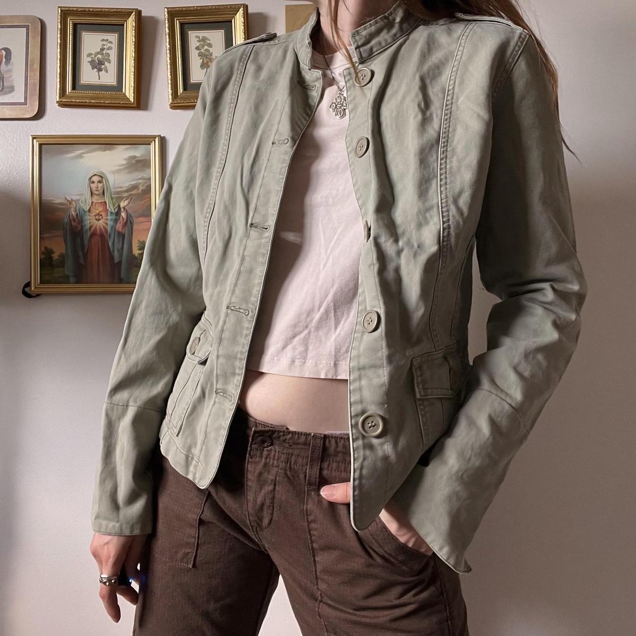 Sage green jacket (M)