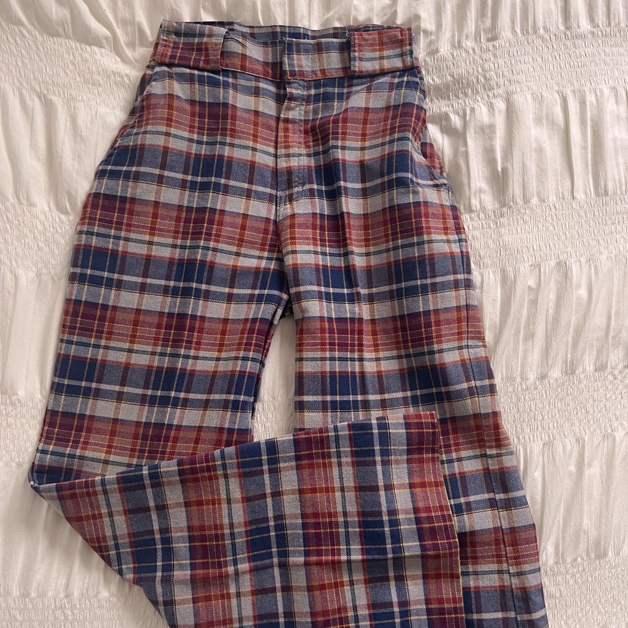 70's vintage checkered trousers (31")