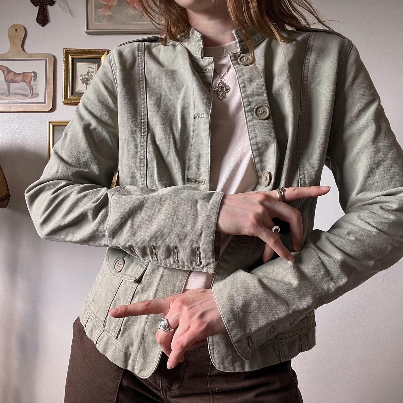 Sage green jacket (M)